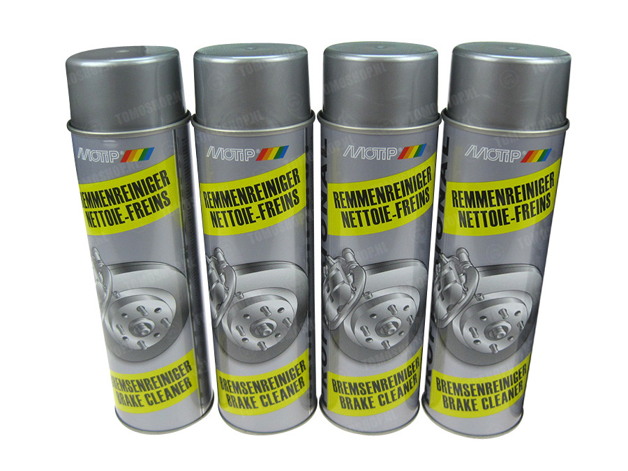 Brake cleaner spray MoTip 500ml (4 cans) package deal photo